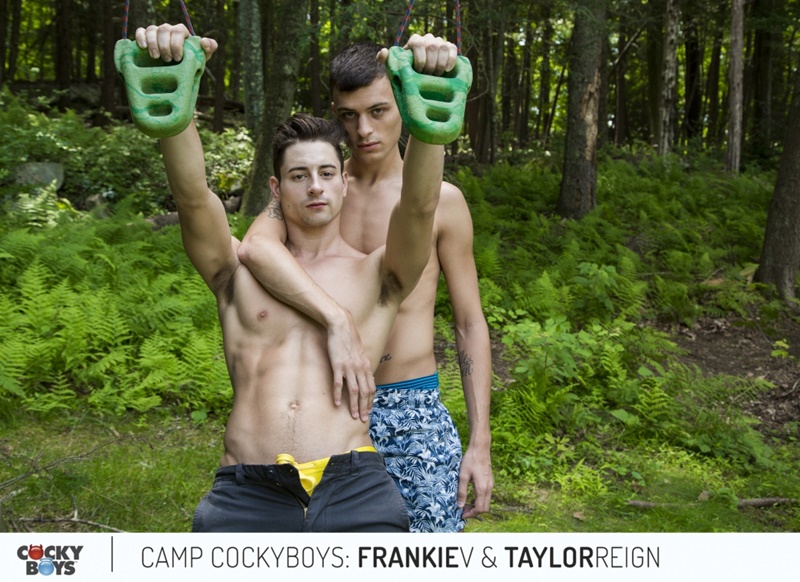 Cockyboys gay porn star sex pics Taylor Reign rims fucks Frankie Valentine muscled tight asshole ripped six pack abs big dicks 002 gay porn sex gallery pics video photo - Camp CockyBoys Frankie Valentine and Taylor Reign anal fuckfest