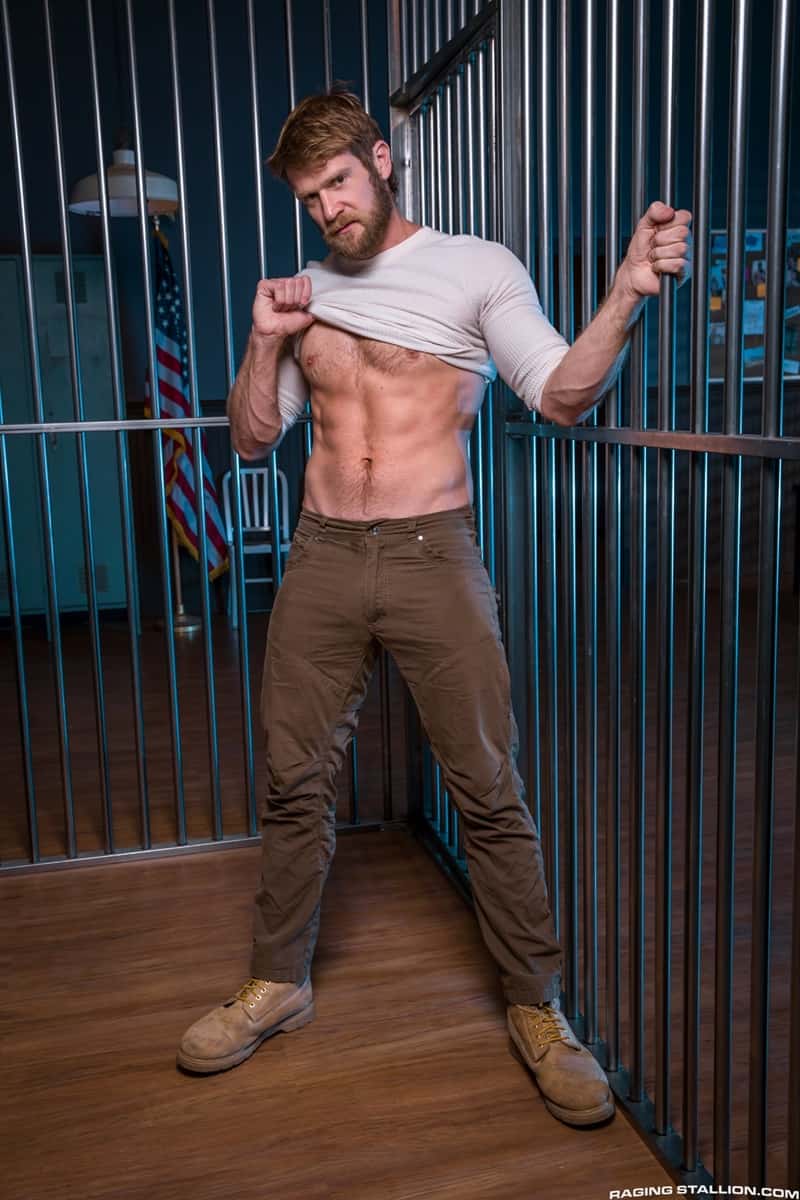 RagingStallion gay porn beard muscle hunks huge dick sex pics Colby Keller Damian Taylor furry ass hole 002 gallery video photo - Colby Keller slides his huge throbbing dick deep into Damian Taylor’s tight furry ass hole