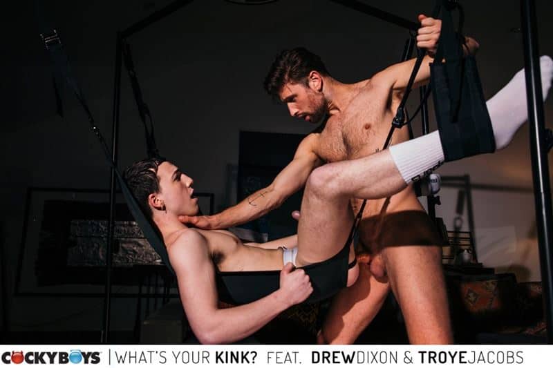 Bearded hairy muscle hunk Drew Dixon bare fucks young cute twink Troye Jacobs hot hole sling 016 gay porn pics - Bearded hairy muscle hunk Drew Dixon’s bare fucks young cute twink Troye Jacobs’s hot hole in a sling